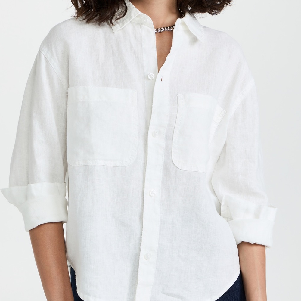 DL1961 Zita Linen Button Down Shirt